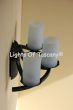 5645-3 Contemporary Style Wrought Iron Bathroom Vanity Light