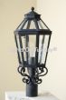 7225-1P Traditional Spanish Colonial Outdoor Post Lantern Light