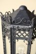 7160-1P Gothic Revival Style Wrought Iron Post Light