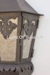 7044-1 Spanish/Mexican style forged wrought iron outdoor pocket lantern/lamp 