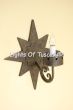 5336-1 Contemporary Star Iron Wall Light