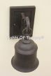7310-1 Rustic Outdoor Wrought Iron Bell Light