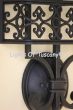 5068-3 Tuscan/Italian Country Style Wrought Iron Wall Sconce