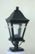 7510-1P Spanish Modern outdoor column pier mount lantern light.