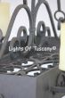 1555-8 Tuscan Wrought Iron Island chandelier