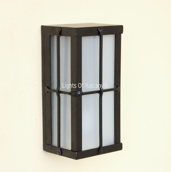 Spanish Contemporary Pocket Light, Spanish Contemporary Outdoor Light, Outdoor Wall Light, Outdoor Pocket Light, Wrought Iron Outdoor Lighting