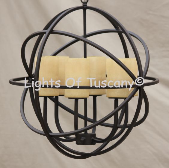 9315-6    Contemporary iron Chandelier 