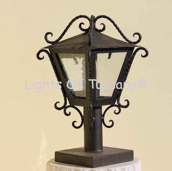 7254-1 Spanish Revival Villa Style Outdoor Post Light