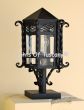 7010-1P Spanish Colonial Outdoor Wrought Iron Post Light