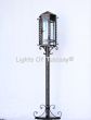 7026-1P Spanish Colonial Style Pole Post Light Lantern