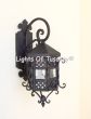 7029-1 Spanish Outdoor Iron Wall Lantern