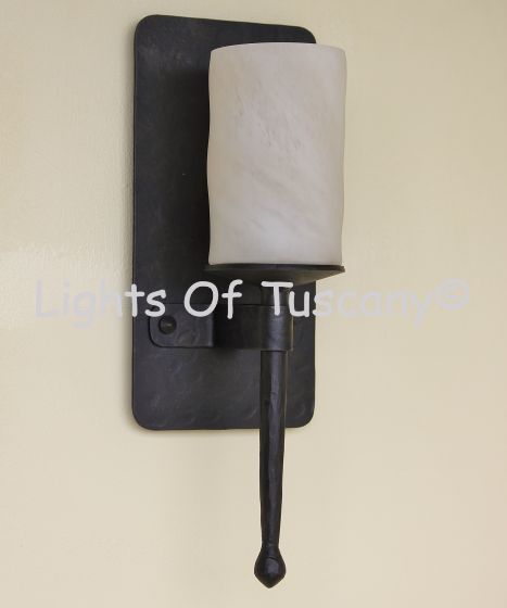 5060-1 Contemporary Spanish Style Wall Sconce Light Wrought Iron