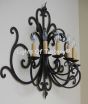 5390-6 Tuscan Wrought Iron Wall Sconce