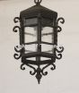 6227-1 Spanish Colonial Hanging Wrought Iron Hanging Lantern