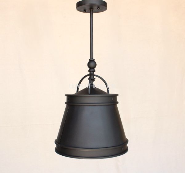 6245-1 Contemporary Rustic Iron Mini Hanging Pendant
