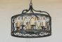 2082-8 Transitional Contemporary Style Hanging Pendant Drum Light