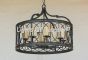 2082-8 Transitional Contemporary Style Hanging Pendant Drum Light