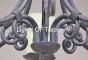 1352-12 Spanish Revival Chandelier
