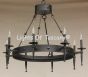 1080-8 Contemporary Spanish Style Wrought Iron Chandelier