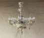 Italian Capodimonte Porcelain Chandelier