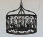 Transitional Wrought Iron Chandelier 2081-6