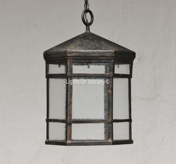 Spanish-Contemporary Wrought Iron Pendant Light