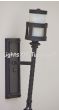5420-1 Rustic Spanish/Mediterranean Style Wrought Iron Torch Wall Light