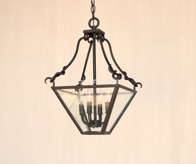 2003-4 Large Mediterranean Modern Style Iron Pendant Light