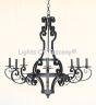 1416-8 Iron Chandelier