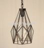 6350-1 Contemporary Metal Hanging Lantern
