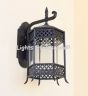 8141-1 Contemporary Spanish Outdoor Iron Wall Lantern
