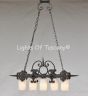 Spanish Revival Island light