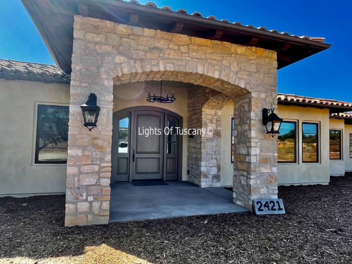 Custom Outdoor Lighting, Wall Lantern, Entryway Light, Mediterranean Light, Rustic Lighting