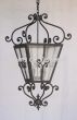 2048-4 Rustic Tuscan Style Wrought Iron Hanging Pendant