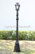 Street Light, Street Post Light, Tuscan Post Light, Mediterranean Style Post Light, Spanish Style Post Light, Tall Iron Post Light, Commercial Grade Iron Lighting, Exterior Post Light