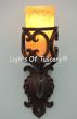 Spanish Revival wall sconce Gothic Wrought Iron