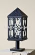 7430-1P Spanish Revival Style Exterior Iron Post Light