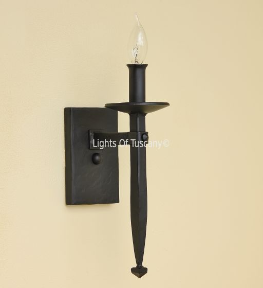 5017-1 Spanish Style Iron Wall Sconce