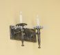 Spanish Contemporary Style Iron Wall Bathroom Vanity 2 Light Bathroom Light Mediterranean Spanish Light
