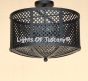 6648-4 Iron Ceiling Flush Mount