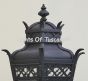 Hand forged wrought iron exterior post light
