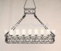 1294-20 Wrought Iron Italian Country Style Island Chandelier