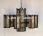 1745-9 Wrought Iron Gothic Style Chandelier 