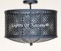 6648-4 Iron Ceiling Flush Mount