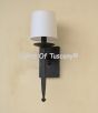 5017-1SHD  Spanish Style Iron Wall Sconce with Shade