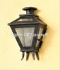 7129-1 Tuscan Style Wrought Iron Outdoor Pocket Light
