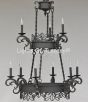 1435-9 Spanish Style Chandelier 