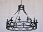 1076-8 Spanish Contemporary Iron Chandelier