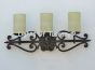 Bathroom Bar-Tuscan-Hand Forged-Wrought Iron , Bathroom Vanity Light, Spanish Vanity Light, Rustic Vanity Light, LED Vanity Light, Bathroom Bar Light, Tuscan Bathroom Light, Master Bathroom Vanity Light