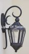 7298-1 Spanish Hacienda Wrought Iron Outdoor Wall Lantern Light